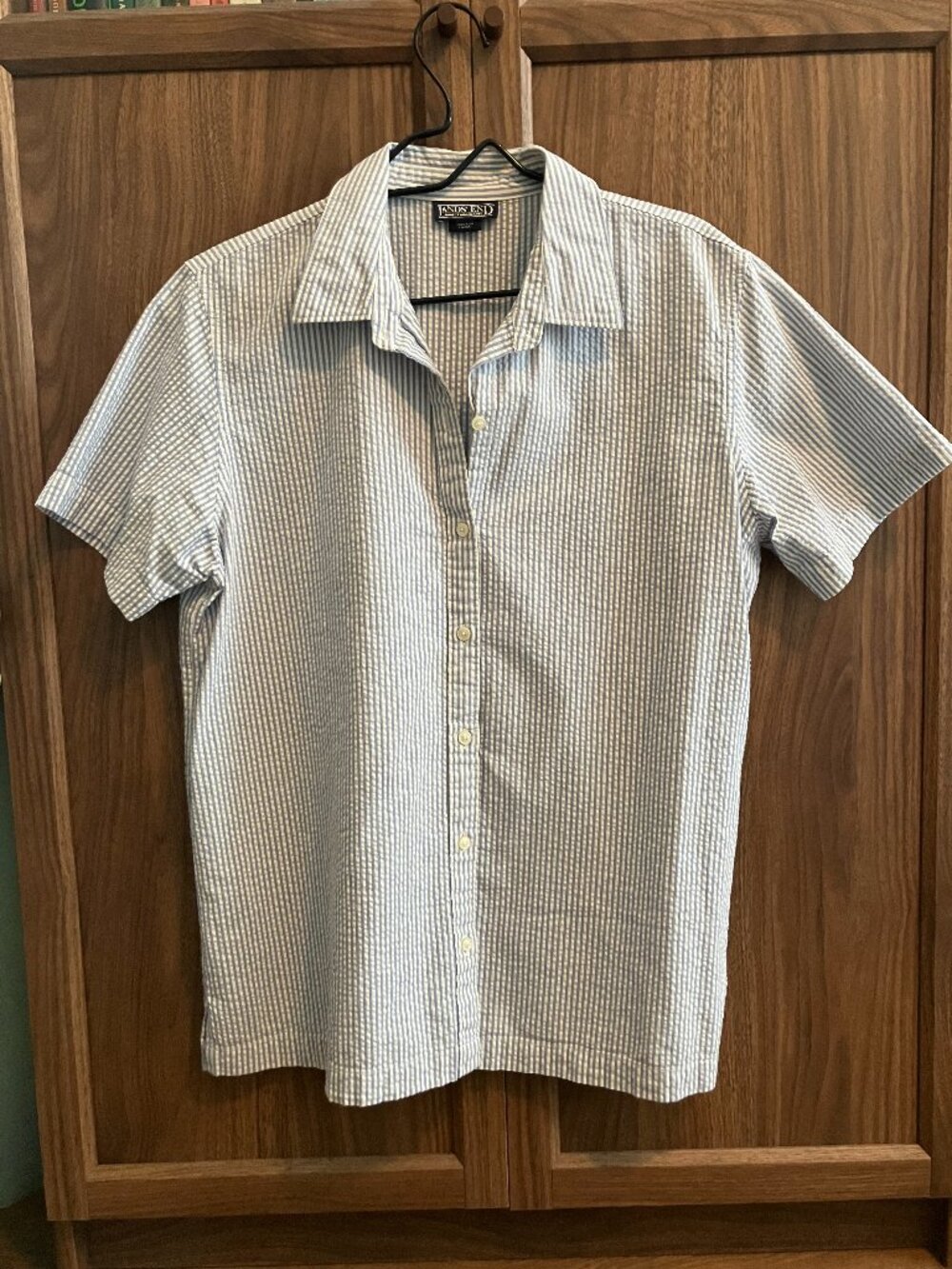 Lands' End Button Down Shirt 100% cotton